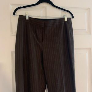 Brown Striped Pants - Size 6